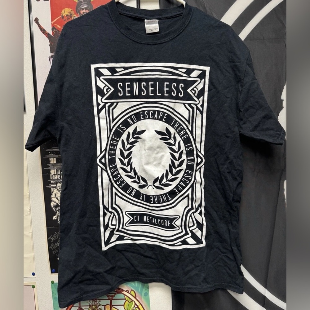 Senseless - CT Metalcore / There Is No The Escape Large Shirt On Gildan CTHC